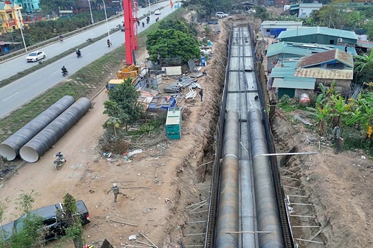 Nhiều công trường hối hả thi công ngày giáp Tết