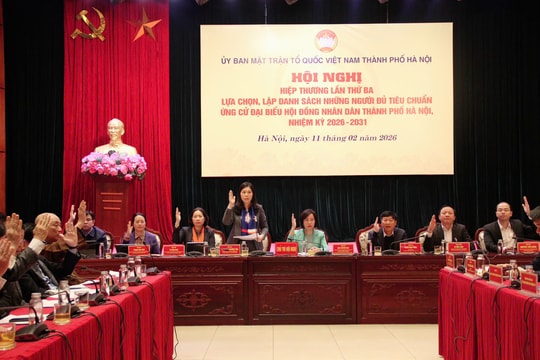 Hà Nội hoàn thành hiệp thương lần thứ ba trước Tết Bính Ngọ 2026: Bảo đảm đúng tiến độ, đúng quy định