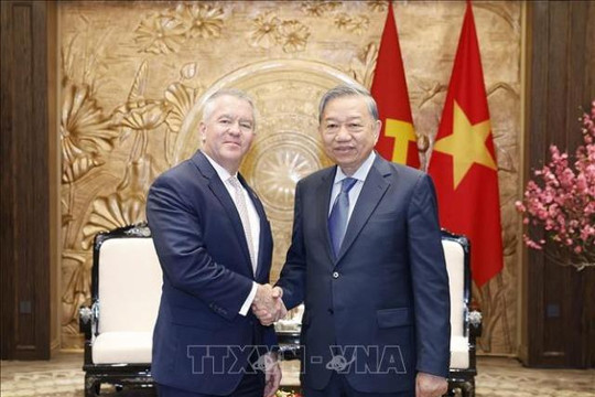 Tổng Bí thư Tô Lâm tiếp Trợ lý Ngoại trưởng Hoa Kỳ Michael DeSombre