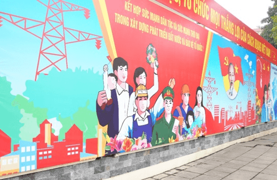 Xã Hoài Đức chỉnh trang đô thị, tạo điểm nhấn đón Xuân Bính Ngọ
