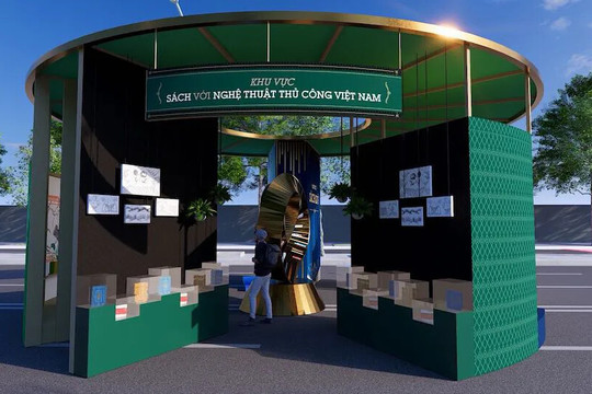 "Xuân hội tụ" tại Đường sách Tết 2026: nơi di sản giấy dó gặp gỡ nhịp sống tương lai