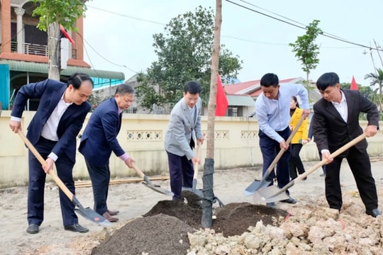 Xã Nội Bài vận động mỗi gia đình trồng mới từ 1 đến 2 cây xanh