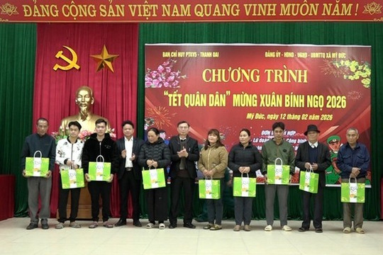 Xã Mỹ Đức chăm lo Tết Nguyên đán Bính Ngọ 2026 cho Nhân dân
