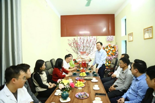 Xã Chương Dương thăm, động viên các lực lượng làm nhiệm vụ trực Tết Nguyên đán