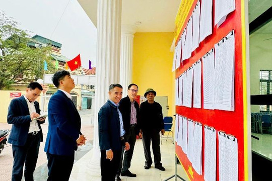 Xã Nam Phù chặt chẽ, dân chủ trong triển khai quy trình bầu cử 