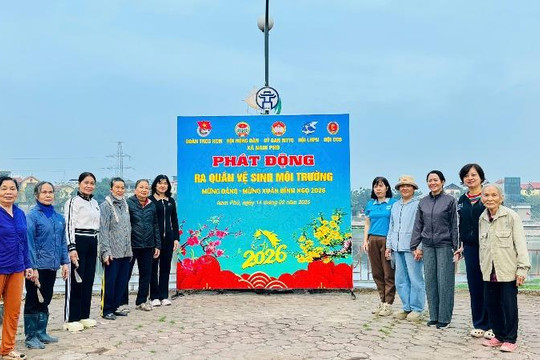 Xã Nam Phù ra quân vệ sinh môi trường, vun trồng sắc Xuân