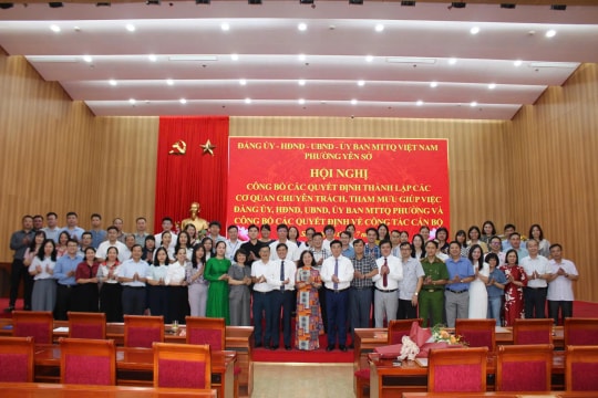 Phường Yên Sở tạo đà bứt phá triển khai Nghị quyết Đại hội XIV của Đảng