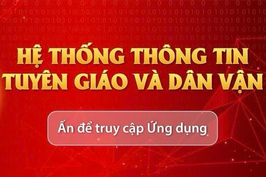Ứng dụng Tuyên giáo và Dân vận - Kênh thông tin chính thống của Đảng trên không gian số