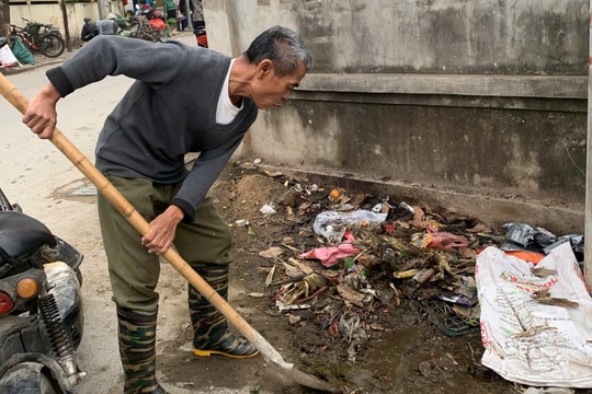 Yên Lãng làm sạch môi trường đón Tết