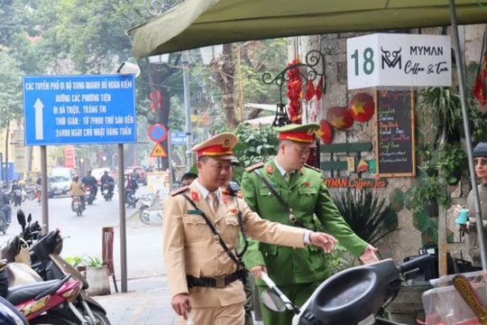 Công an Hà Nội: Bảo đảm an ninh trật tự, chỉnh trang đô thị dịp Tết