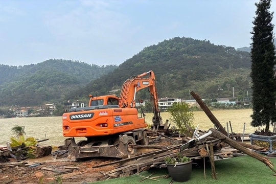 Xã Kim Anh siết chặt vi phạm ven hồ Đồng Đò trong dịp Tết Nguyên đán 2026
