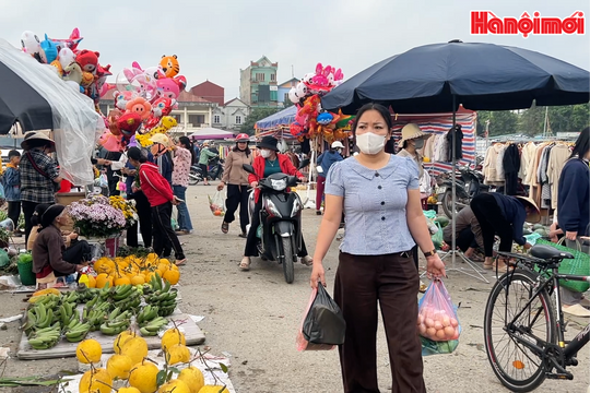 Rộn ràng chợ Tết quê