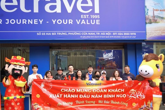 Vietravel phục vụ hơn 200.000 lượt khách du xuân Bính Ngọ 2026, xu hướng du lịch gia đình tặng mạnh nhờ kỳ nghỉ Tết 9 ngày