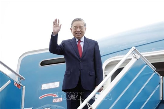 Tổng Bí thư Tô Lâm lên đường tham dự cuộc họp khai mạc Hội đồng Hòa bình về Gaza tại Hoa Kỳ