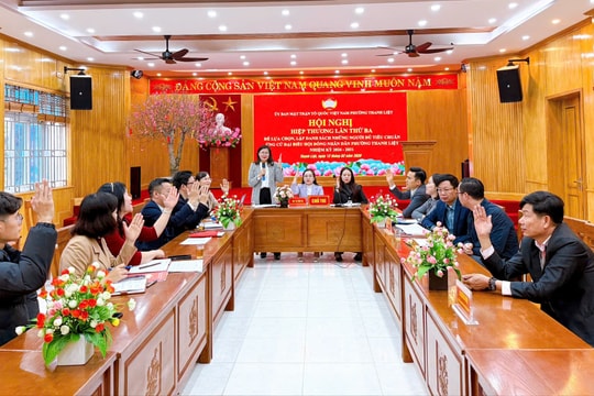 Thanh Liệt: Hoàn tất hiệp thương lần 3, thống nhất danh sách ứng cử Hội đồng nhân dân