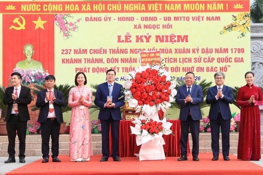 Phát truyền thống anh hùng, xây dựng xã Ngọc Hồi ngày càng giàu đẹp