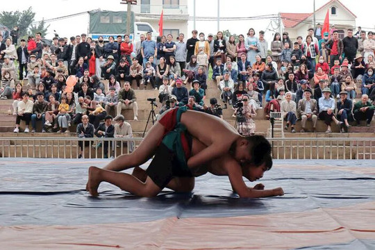 Xã Ô Diên: Sôi nổi Giải võ vật truyền thống mừng Đảng, mừng Xuân Bính Ngọ 2026