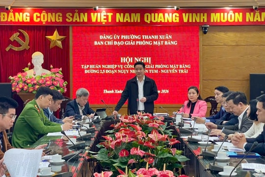Thanh Xuân: Thành lập 6 tổ công tác đặc trách tuyên truyền giải phóng mặt bằng đường Vành đai 2,5