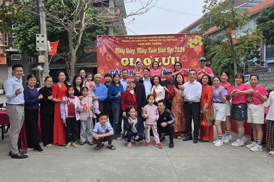 Rộn ràng trò chơi dân gian mừng Đảng - mừng Xuân Bính Ngọ 2026 tại phường Đông Ngạc
