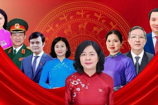Chủ tịch và các vị Ủy viên Đoàn Chủ tịch Ủy ban Trung ương MTTQ Việt Nam ứng cử đại biểu Quốc hội khóa XVI