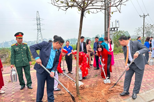 Đại Thanh phát động Tết trồng cây, khởi công tuyến đường liên xã: Thanh Liệt - Tam Hiệp - Văn Điển
