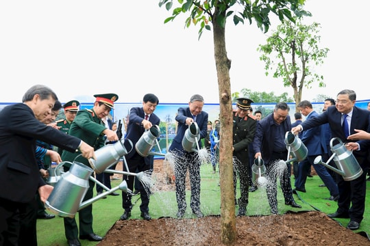 Tổng Bí thư Tô Lâm: Trồng thêm một cây xanh là gửi thêm một niềm tin vào tương lai