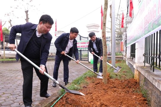 Xã Yên Xuân phát động trồng 6000 cây xanh trong năm 2026