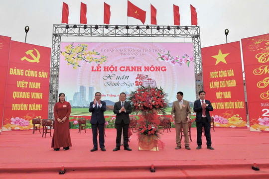 Xã Tiến Thắng: Độc đáo Lễ hội Canh nông làng Văn Lôi xuân Bính Ngọ 2026