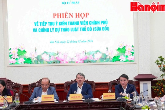 Làm việc xuyên Tết, hoàn thiện hồ sơ Dự án Luật Thủ đô (sửa đổi)
