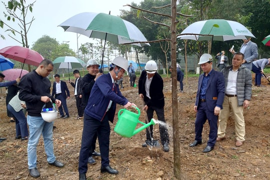Phát động Tết trồng cây tại các khu công nghiệp, khu công nghệ cao
