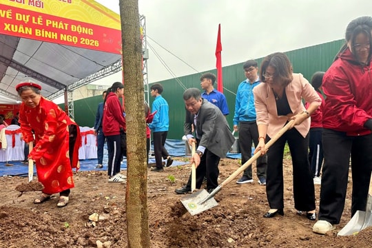Tết Trồng cây Xuân Bính Ngọ 2026, xã Thanh Trì phấn đấu trồng mới 3.000 cây xanh
