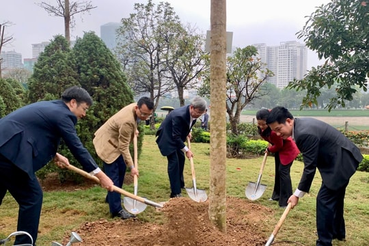 Phường Thanh Xuân rộn ràng hưởng ứng “Tết trồng cây đời đời nhớ ơn Bác Hồ”