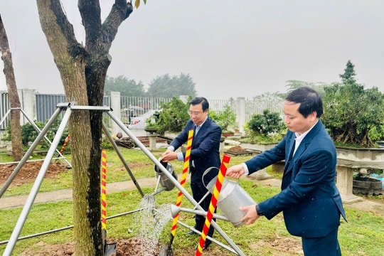 Hoài Đức phát động “Tết trồng cây đời đời nhớ ơn Bác Hồ"
