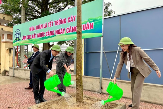 Xã Đa Phúc phấn đấu trồng hơn 5.100 cây xanh trong năm 2026