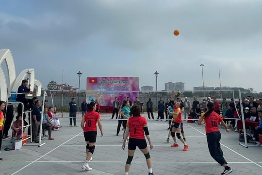 Xã Gia Lâm: Sôi nổi giải bóng chuyền hơi mừng Xuân Bính Ngọ 2026