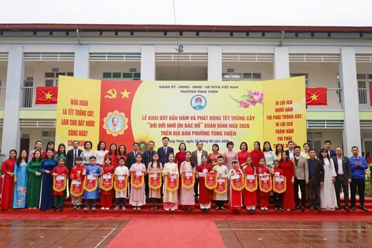 Phường Tùng Thiện lan tỏa tinh thần hiếu học, gieo mầm xanh Xuân Bính Ngọ