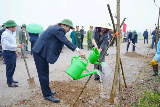 Xã Chuyên Mỹ phát động Tết trồng cây Xuân Bính Ngọ 2026
