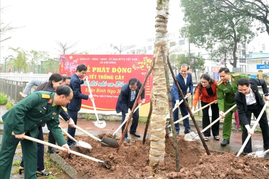 Sơn Đồng phát động Tết trồng cây Xuân Bính Ngọ 2026