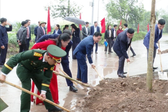 Ứng Hòa phát động Tết trồng cây với thông điệp “mỗi người trồng một cây xanh”