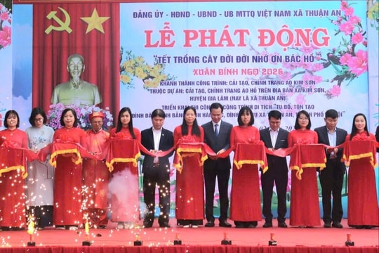 Thuận An phát động Tết trồng cây và khánh thành, triển khai các dự án trên địa bàn