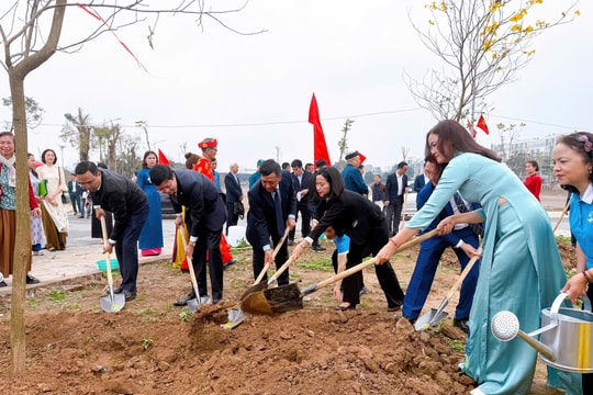 Thanh Liệt trồng mới hàng nghìn cây xanh trong năm 2026