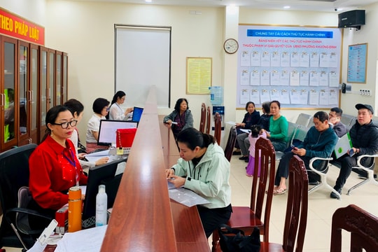 Khương Đình giữ nhịp công tác xuyên Tết, vào việc ngay từ ngày đầu xuân