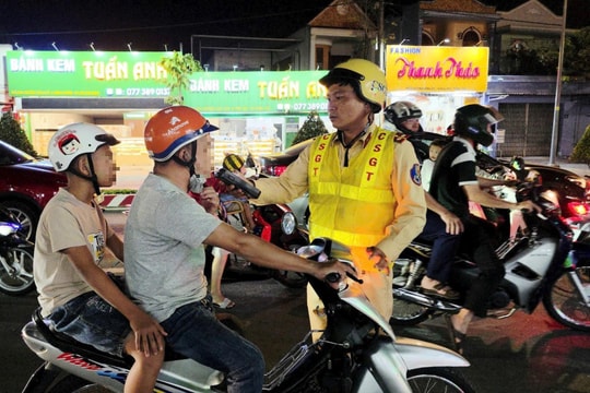 TP Hồ Chí Minh: 9 ngày nghỉ Tết, xử lý hơn 10.200 trường hợp vi phạm giao thông