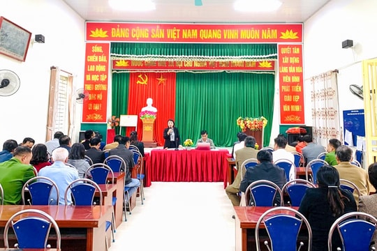 Ứng Hòa tăng cường kiểm tra công tác chuẩn bị bầu cử