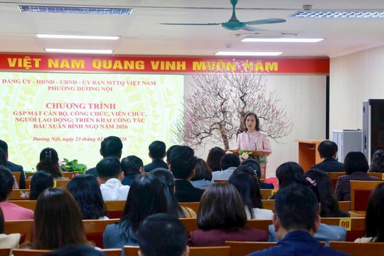Phường Dương Nội: Bắt tay ngay vào công việc sau kỳ nghỉ Tết