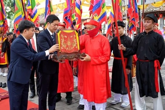 Độc đáo Lễ rước văn xuân Bính Ngọ 2026 làng Dương Liễu