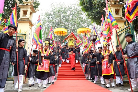 Rước văn xuân Bính Ngọ ở Dương Liễu: Giữ mạch nguồn đạo học