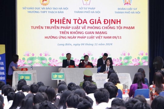 Đẩy mạnh giáo dục pháp luật trong trường học