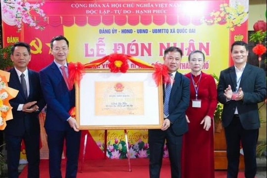 Đình Sài Khê đón nhận Bằng xếp hạng di tích cấp thành phố