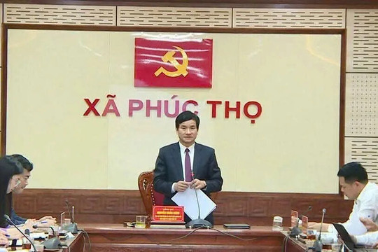 Xã Phúc Thọ công bố danh sách chính thức người ứng cử đại biểu HĐND xã